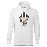 Da Oid Sinzer Leberkassemmel Sweatshirt Hoody Herren Weiss Reikering Front